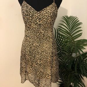 Leopard mini dress